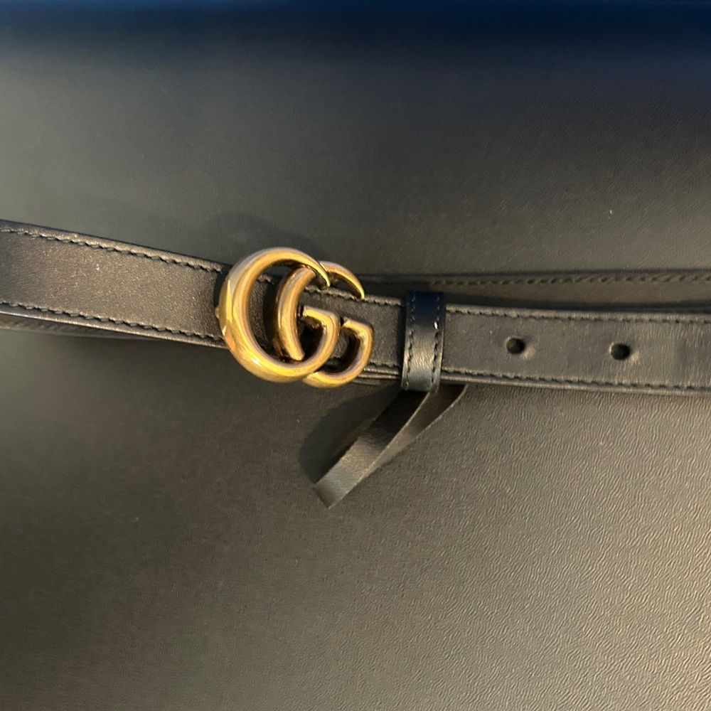 Gucci Belt with gold double G